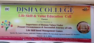Two Days Workshop on Life Skill & Value Education Cell (March 2024)