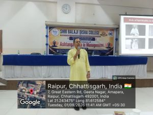 Workshop on Importance of Ashtanga yoga in Management organized by Department of Management