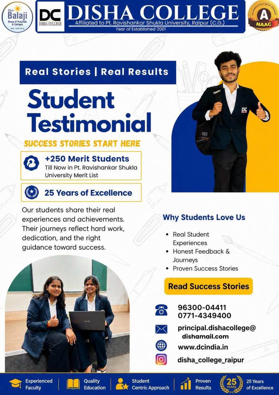 Real Stories, Real Results – Student Testimonials at Disha College