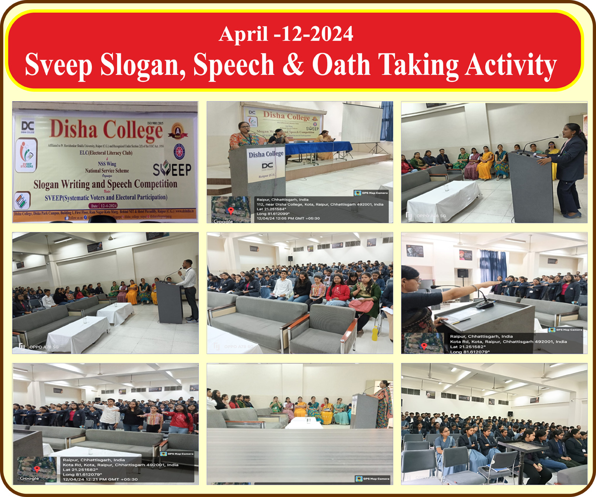 Sveep Slogan, Speech & Oath Taking Activity